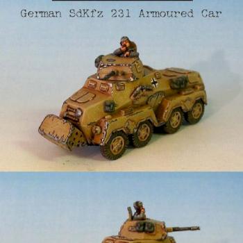 SdKfz 231 Armored Car (Flames of War) by No Such Agency