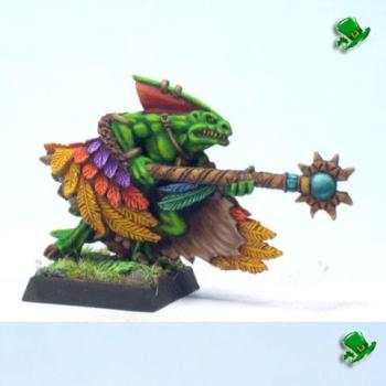 Lizardmen Skink Priest by hashmallum