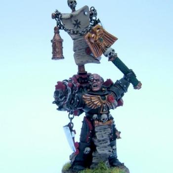 Black Templars Chaplain by OrkyDave