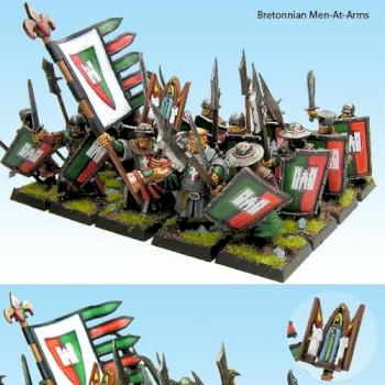 WFB - Bretonnia - Men at Arms by uzmnetosere