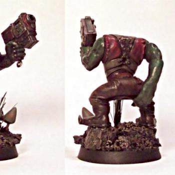 Arse Scratchin Ork by Friar