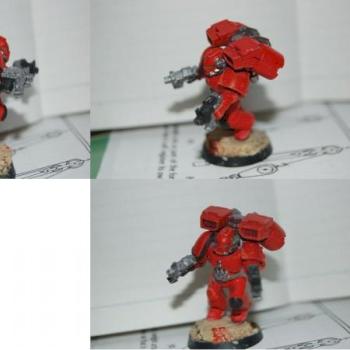 Blood Angel Assault Marine Test by mr.bman