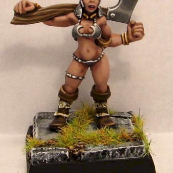 Celtos Cliodan Axe Woman by idahoan