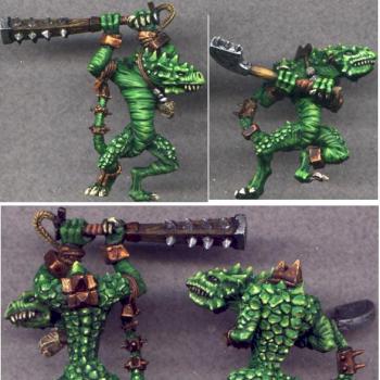 more New Lizardmen Kroxigors by Aschul