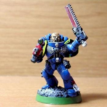 An Ultramarines Sergeant by Mr. Yao