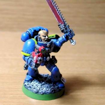 An Ultramarines Sergeant by Mr. Yao