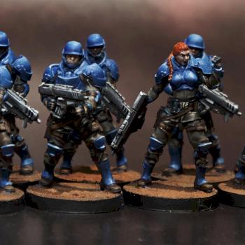 Scale 75 - Fallen Frontiers - Sayx Troopers by dr_ether