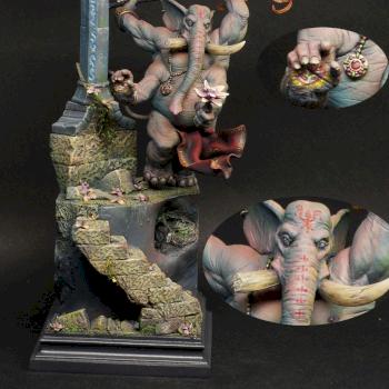 Ganesh by Aradia Miniatures by Pelo