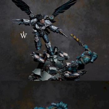 Corvus Corax Primarch of the Raven Guard #2 by WarmasterPainting