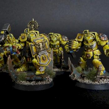 IMPERIAL FISTS TERMINATORS by siny lemur