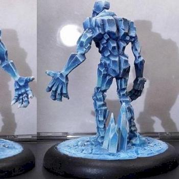 Malifaux new arcanist ice golem by Nagash FFC