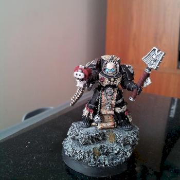 Space Marine Terminator Chaplain by Darkfenix