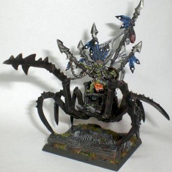 Forest Goblin Warboss on Gigantic Spider by cb_rex