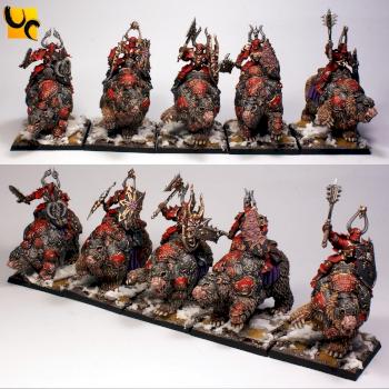 Chaos Knights on War Bears by UnlimitedColours