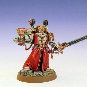 Blood Angels Sanguinary Priest by SuperblyPaintedMiniatures