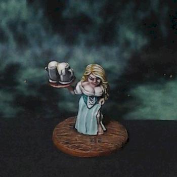 Halfling Barmaid by chaos spawn