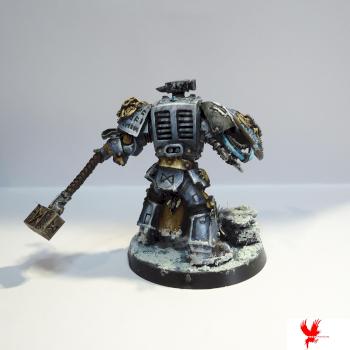 Arjac Rockfist, Space Wolves by RedRavonMinis