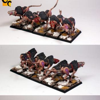 Skaven Wolf Rats by UnlimitedColours