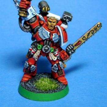 Blood Angels Sanguinary High Priest - Brother Corbulo by Kenndogg