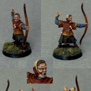 Bretonnian Peasant Bowman 01 by BPI