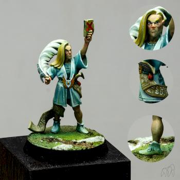 Blood Bowl Elf Referee by jarhead