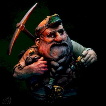 Dwarf Miner - Gold Digger by jarhead