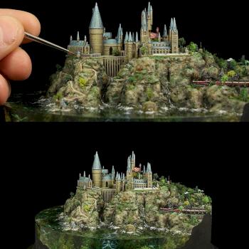 Hogwarts Diorama by HonourGuard