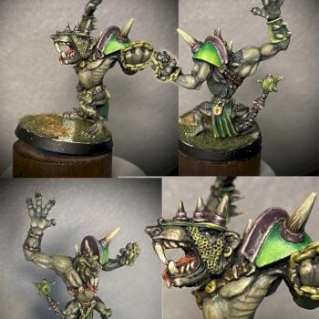 BloodBowl Rat Ogre Star Player by dsk493