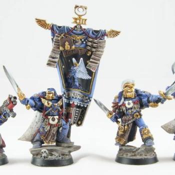 Ultramarines Honour guard by PaintMyBits