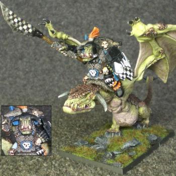 Orc Warboss on Wyvren by cb_rex