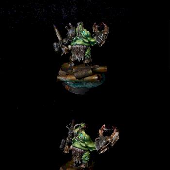 Ork Looted Nurgle Lord (conversion) by fantasygames.com.pl