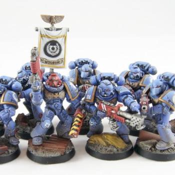 Ultramarine tactical squad 2 by PaintMyBits