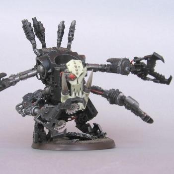 Ork Deff Dread by kabaddon