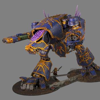 Chaos Warhound Titan by Crabid