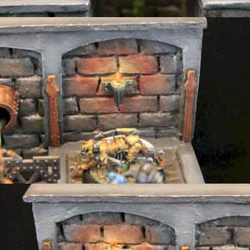 Malifaux C Hoffman Crew and Display Diorama by dsrrichter