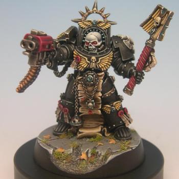 Chaplain in Terminator armour by Brother Tom