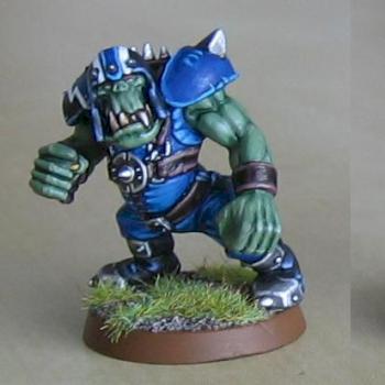 BloodBowl Orc-Linemen, Blood Bowl Ork-Feldspieler by Dino