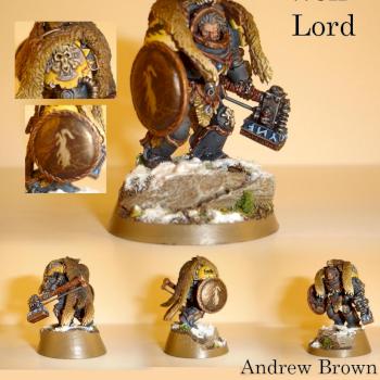 Space Wolves Wolf Lord Bjorn Stormwolf by prof stinkenheim