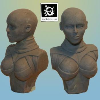 female bust - some kinda s-m influenced by murderinhiseyes