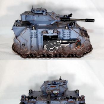 Space Wolves Predator tank by munger