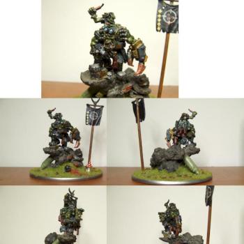 Ork Kommandos. Nob with a power klaw (2008) by bapfometh