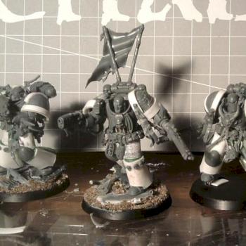 True Scale Space Marines Night Lords conversions  by Nazroth by Nazroth