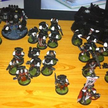 Black Templar army so far by Kevv6