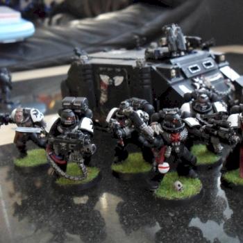 black templar crusade squad and transport by Kevv6