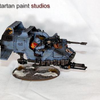 Space Wolves Landspeeder by munger