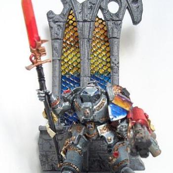 Grey Knight Terminator with Incinerator by benkei