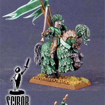 WARHAMMER Bretonnia Green Knight by Scibor