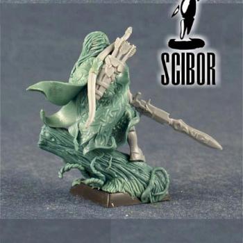 WARHAMMER Wood Elf Lord conversion by Scibor