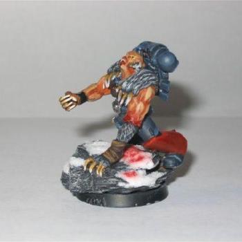 my 1st Space Marine Wulfen by PetitChaton