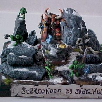 Crom the Conqueror on diorama by Beekay